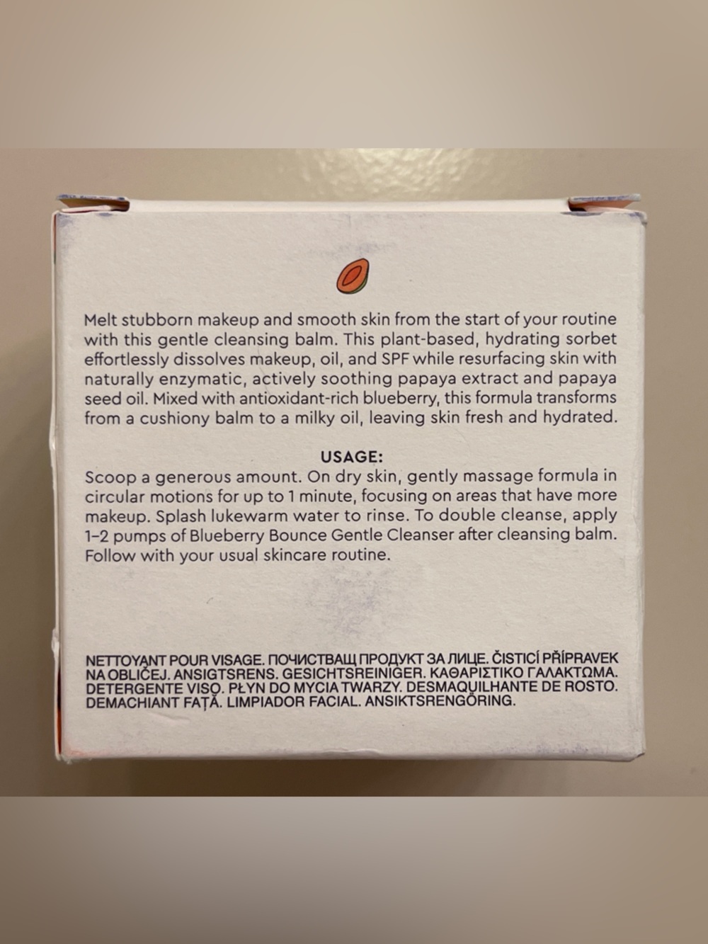 Glow Recipe Papaya Sorbet Enzyme Cleansing Balm - Picture 3 of 3